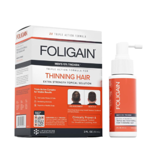 Foligain Mens HAIR REGROWTH TREATMENT with 10% Trioxidil 2 oz