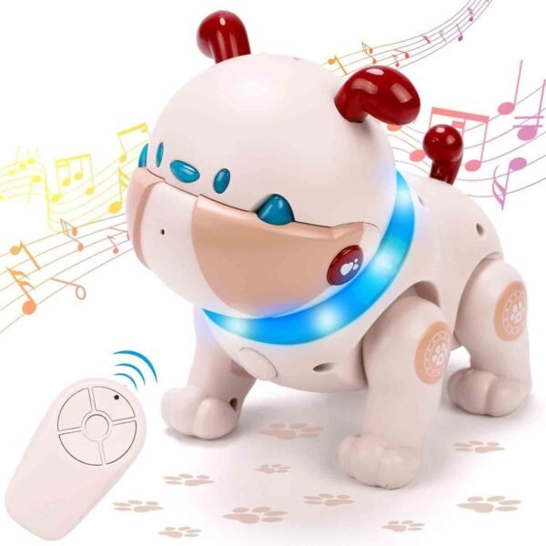 KaeKid Remote Control Robot Dog Toy for Kids - Interactive Touch &Smart Dancing Robots for Kids, Electronic Pets Toys Robotic Dog - Soothing music, Recording,Repeat, Girls & Boys Ages 3 Years And Up