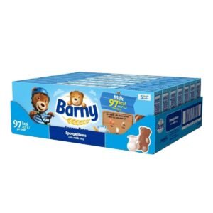 Barny 5 Milk Sponge Bear Biscuits 125 g (Pack of 7 Boxes)