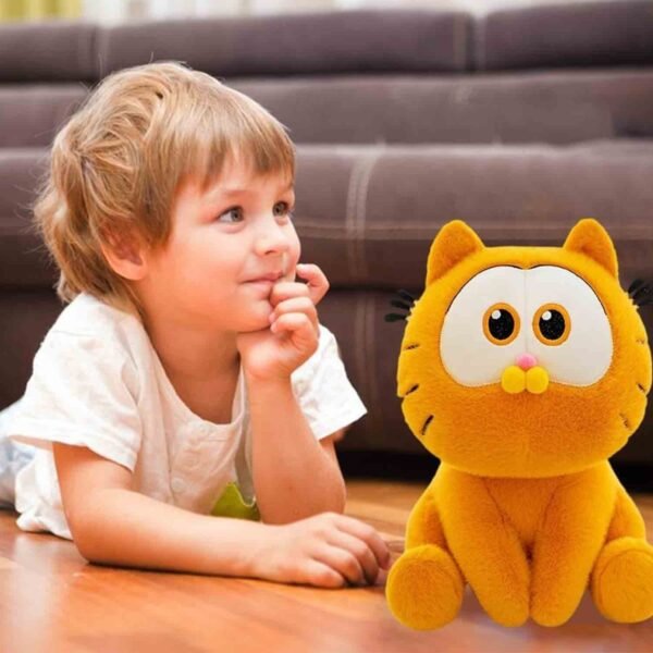 Babioms Fat Orange Cat Plush, Garfied Soft Plush Toy, Orange Cat Stuffed Animals Toy, Cute Garfied Doll for Kids Boys and Girls Children Birthday Gift (25cm) - Image 2
