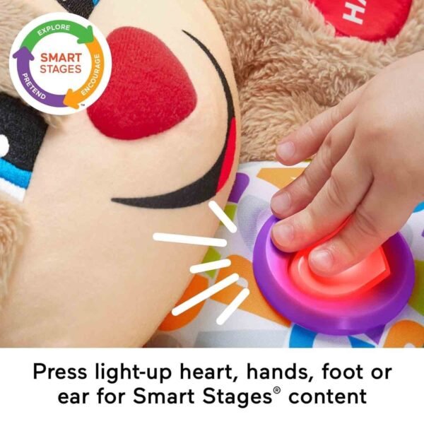 Fisher-Price Laugh & Learn Smart Stages Puppy, Interactive Baby Toys 6 to 36 Months, Educational Toys for 1 Year Old Girls and Boys with Music and Lights, Sound Toys, UK English Version, FPM43 - Image 3