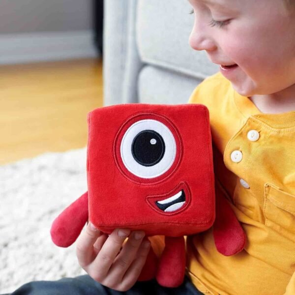 Learning Resources HM94553-UK One, Numberblocks Plush Girls & Boys, Soft Toys for Toddlers 1-3, Ages 18 Months+, Red - Image 4