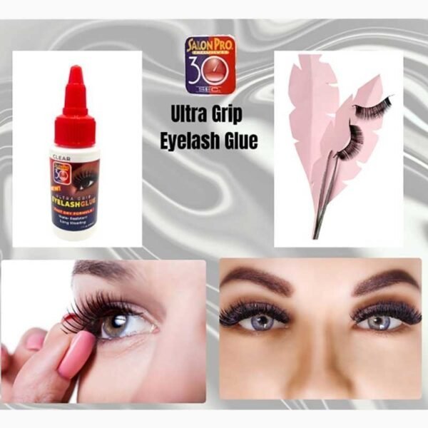 SALON PRO 30 SEC ULTRA GRIP EYELASH GLUE CLEAR - Image 3