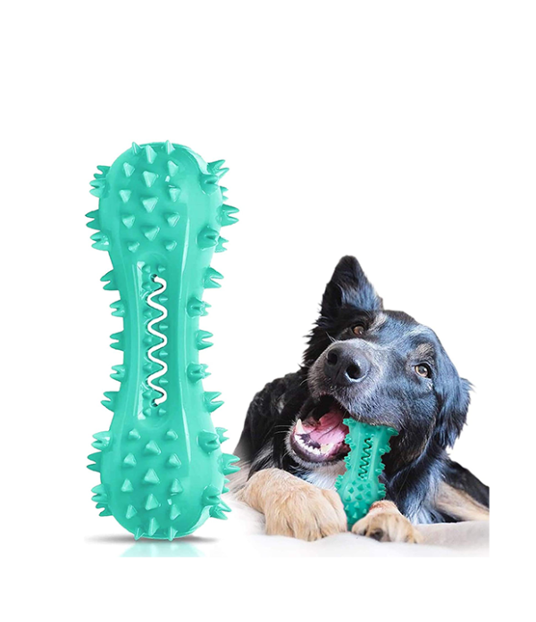Toothbrush Dog Chew Toy, Stick Bone for Dog Teeth Cleaning, Dental Oral Care for Small, Medium and Large Dogs(Blue)