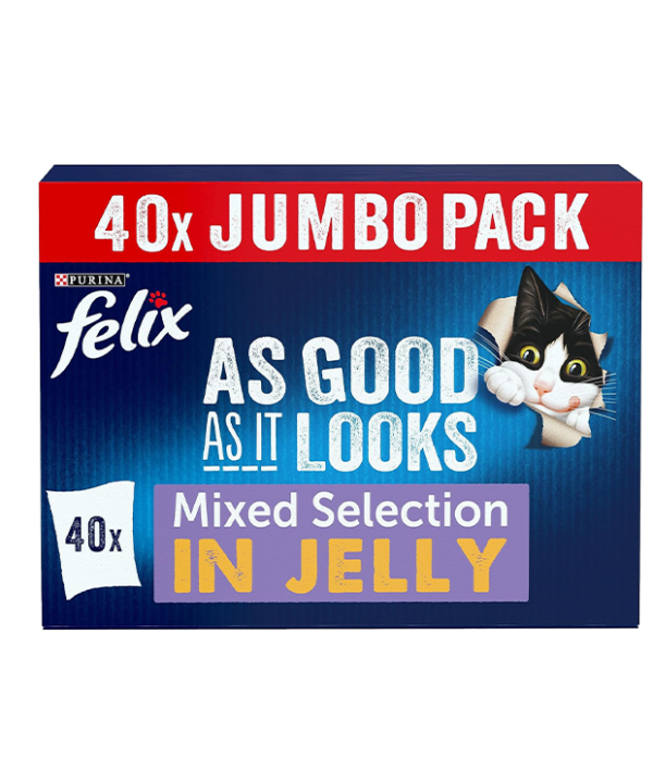 Felix As Good As It Looks Mixed Cat Food 40x100g