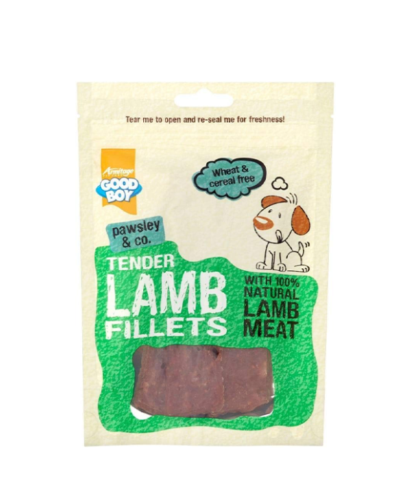 Good Boy Pawsley and Co Tender Lamb Fillets 80g,1 Pack