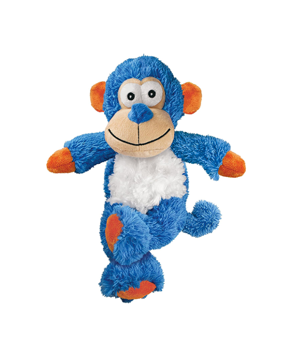 KONG - Cross Knots Monkey - Internal Knotted Ropes and Minimal Stuffing for Less Mess - For Small and Medium Dogs