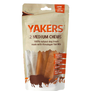 Yakers Dog Chew Medium, 130 g (Pack of 2)